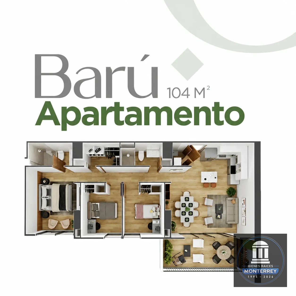 Venta de Cesión de Derechos | Apartamento Barú | Zona 11 de Guatemala — Apartamento en Venta en Granai & Townson, Zona 11, Guatemala, Ciudad — foto 2 de 13