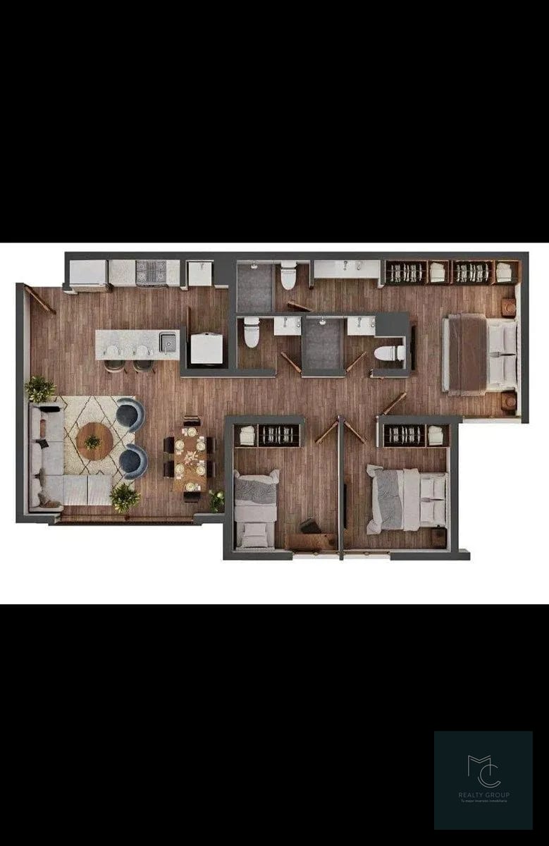 Apartamento en VENTA - zona 16 — Apartamento en Venta en San Isidro 20/21, Zona 16, Guatemala, Ciudad — foto 10 de 11