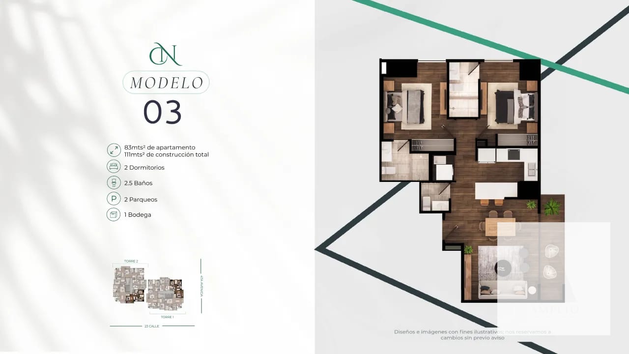 Casa Nogal, zona 14 (Proyecto en construcción) — Apartamento en Venta en Zona 14, Guatemala, Ciudad — foto 10 de 14