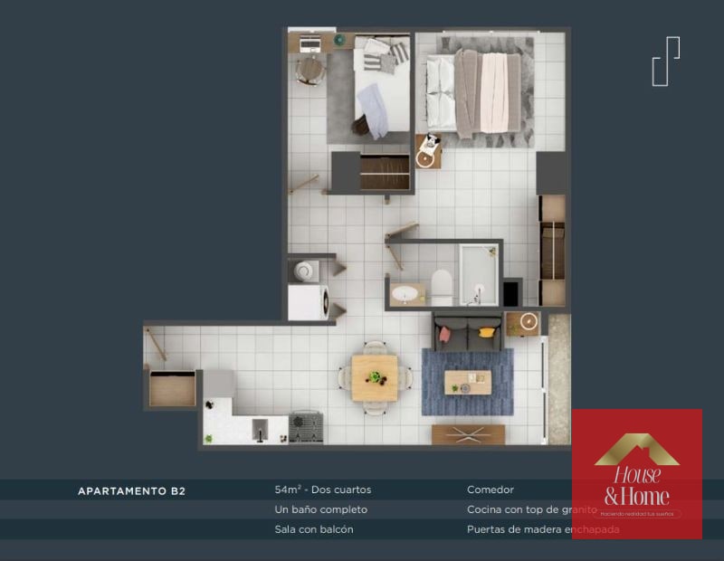 ZONA 12 / CERCA DE LA USAC - APARTAMENTO AMUEBLADO EN RENTA - 4