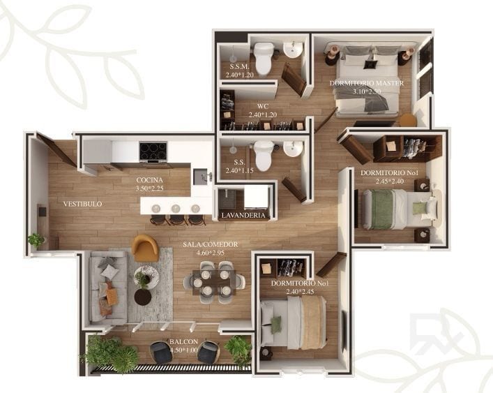 Vendo Apartamento  Tipo  " A y D " en Torre Paseo del Bosque — Apartamento en Venta en Carretera a El Salvador, Guatemala, Ciudad — foto 6 de 6