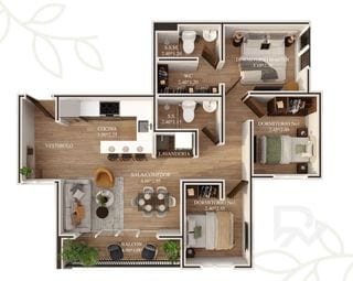 Vendo Apartamento  Tipo  " A y D " en Torre Paseo del Bosque — Apartamento en Venta en Carretera a El Salvador, Guatemala, Ciudad — miniatura 6 de 6