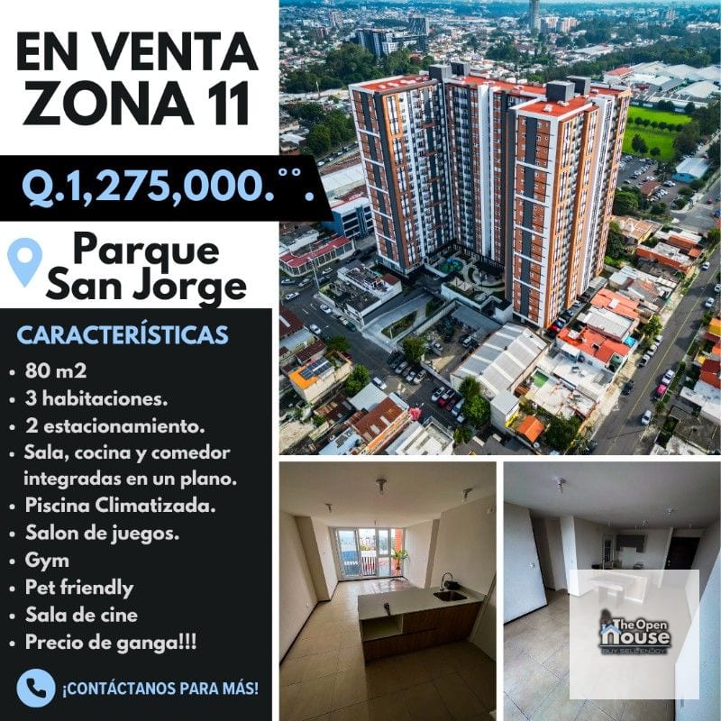 Apartamento en venta sobre el Periferico Parque San Jorge zona 11 — Apartamento en Alquiler en Parque San Jorge, Zona 11, Guatemala, Ciudad — foto 1 de 16