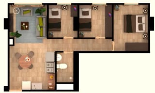 Apartamentos en PLANOS en zona 11 Las Charcas — Apartamento en Venta en Zona 11, Guatemala, Ciudad — miniatura 3 de 4