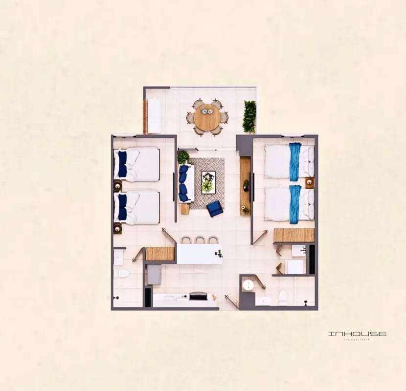 Apartamento en Venta Frente al Mar en Planos — Apartamento en Venta en Damare, Puerto San José, Escuintla — foto 5 de 6