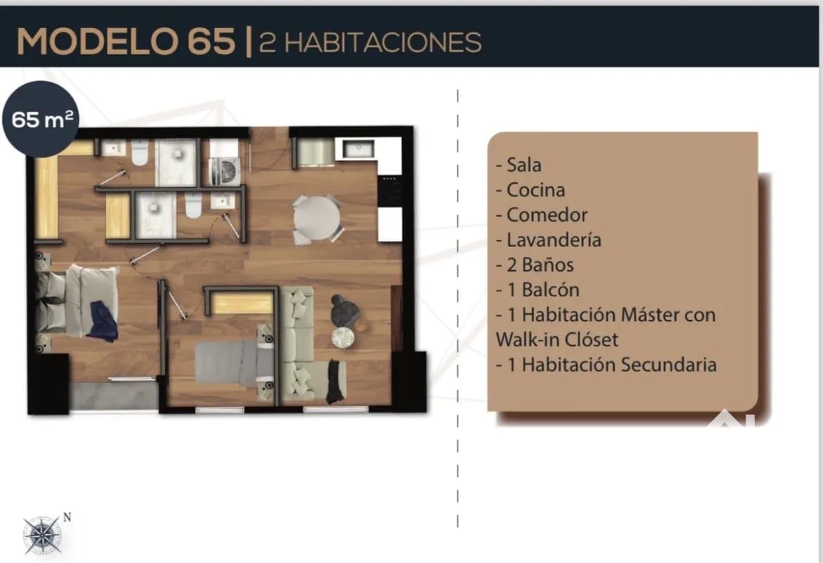APARTAMENTO EN VENTA ZONA10 — Apartamento en Venta en Via Venti, Zona 10, Guatemala, Ciudad — foto 5 de 5