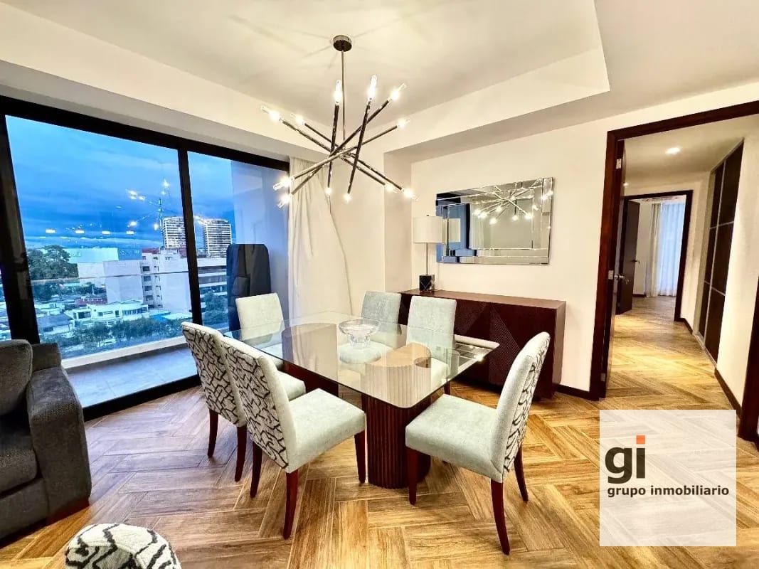 Apartamento en venta amueblado 3 dormitorios y cuarto de servicios, zona 10 — Apartamento en Venta en Zona 10, Guatemala, Ciudad — foto 9 de 14