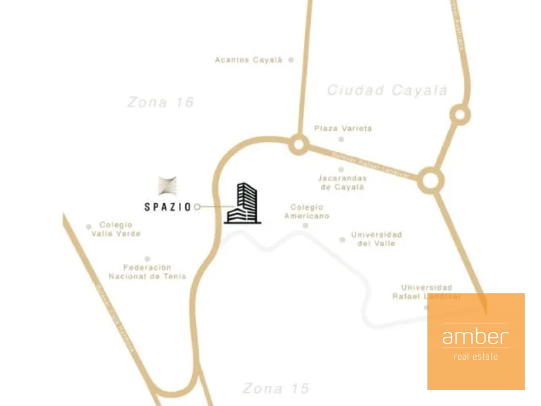 Apartamento en Spazio, Zona 15 - 1