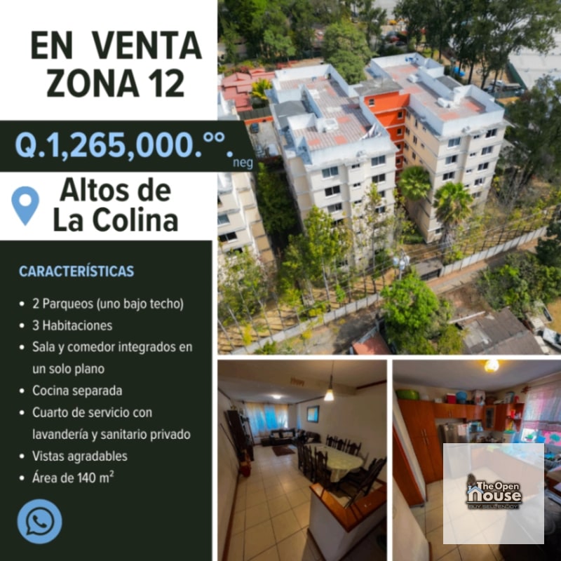 Altos de la colina zona 12 Apartamento en Venta - 17