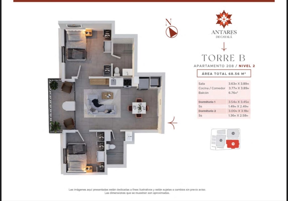 Apartamento nuevo en venta - Antares I - Cayalá - 1