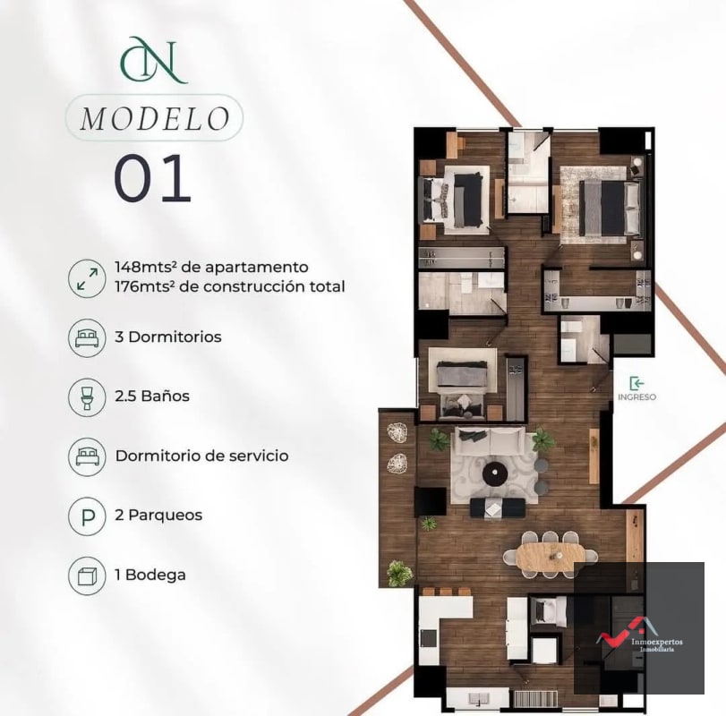 APARTAMENTOS EN PREVENTA ZONA 14 - 3