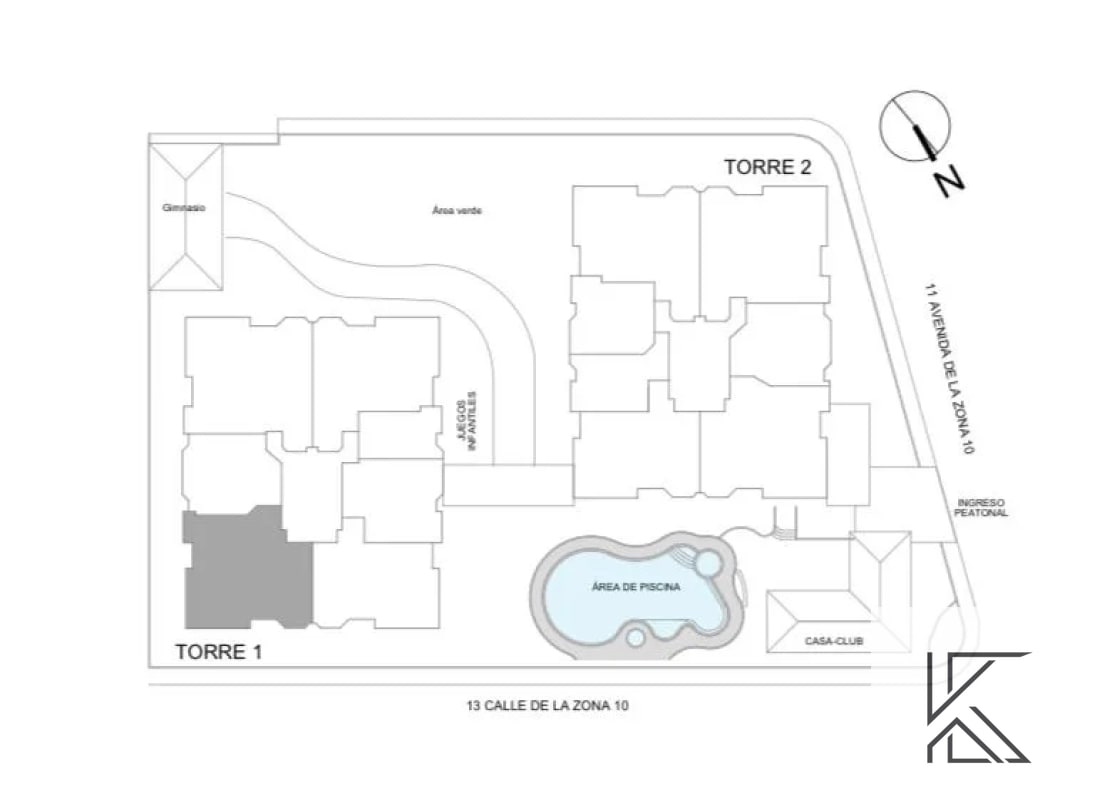 Elegante apartamento en venta en el Condominio Milenia, zona 10 - 2
