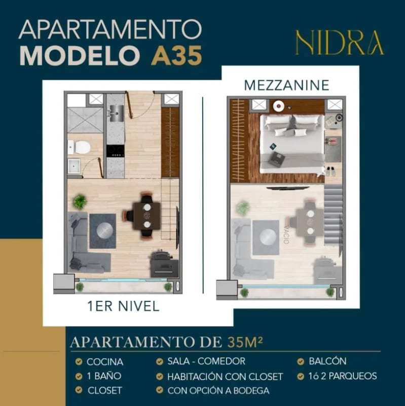 Apartamento en Nidra — Apartamento en Venta en Vista Hermosa I, Zona 15, Guatemala, Ciudad — foto 5 de 9
