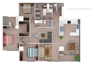 CASA ACUEDUCTO, Zona 10 — Apartamento en Venta en Zona 10, Guatemala, Ciudad — miniatura 8 de 8