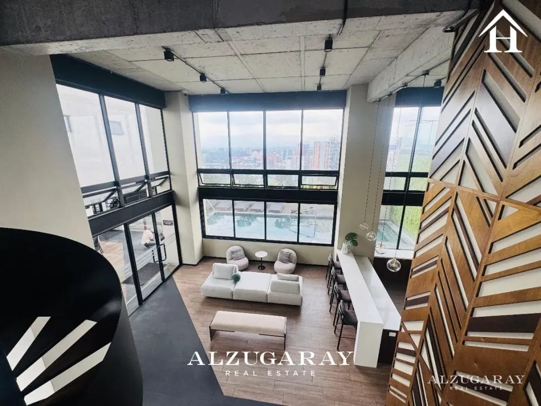 Apartamento con Jardín | 3 Hab. | Edificio en Zona 10 — Apartamento en Alquiler en Zona 10, Guatemala, Ciudad — foto 3 de 15