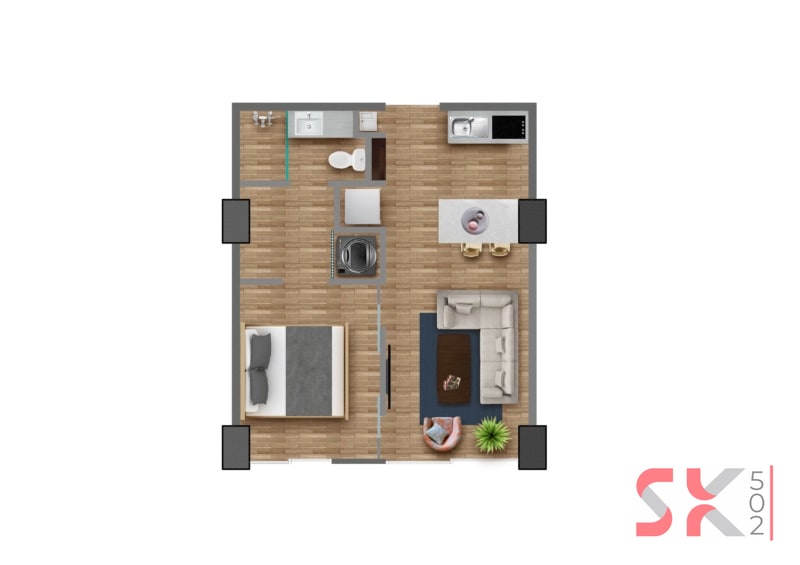 MODERNO APARTAMENTO EQUIPADO EN RENTA, EDIFICIO QUO - 13