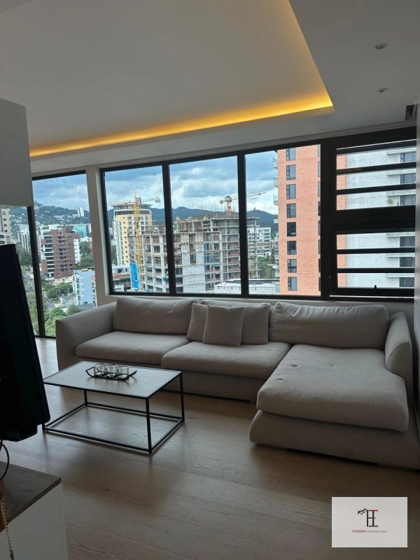 VENDO APARTAMENTO EN NIVEL 15 TOTALMENTE AMUEBLADO, AUTOMATIZADO Y MODERNO, EDIFICIO DE LIV ZONA 15 VH1 - 8