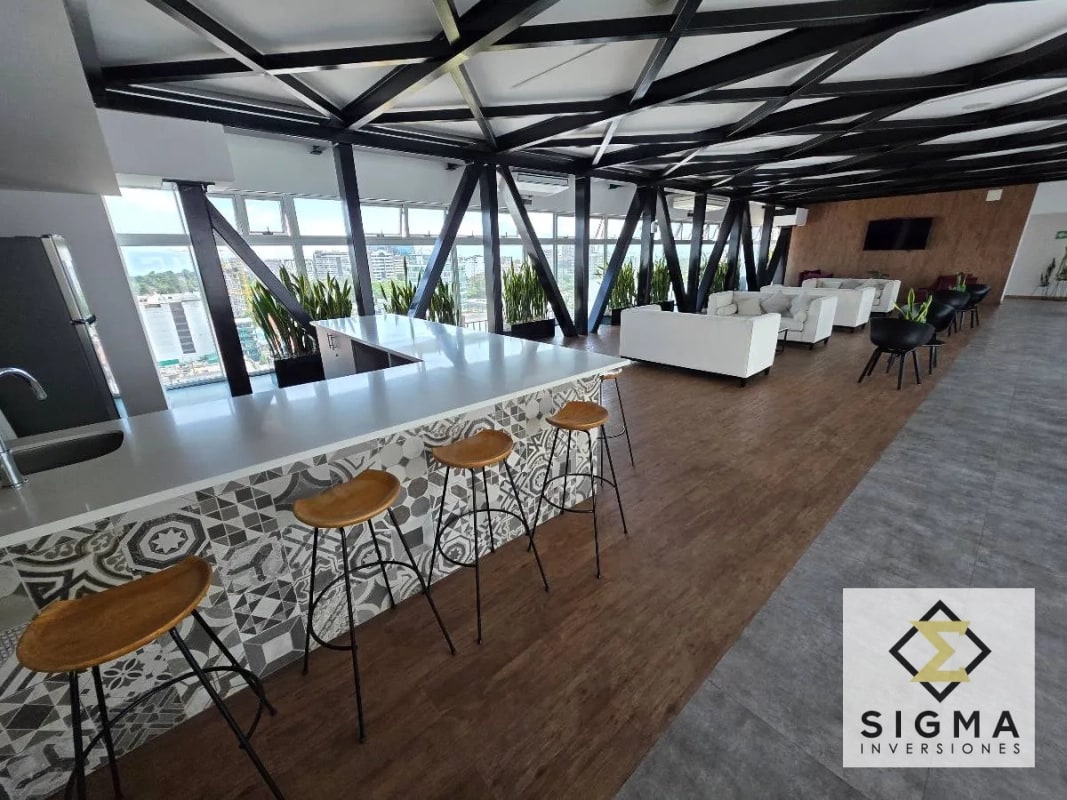 EN VENTA: Apartamento en zona 10, CITYHAUS, 2 habitaciones 2 parqueos - 5