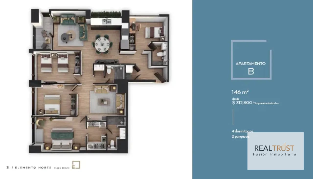 Venta de apartamentos Elemento Zona 13 — Apartamento en Venta en Elemento Plaza Berlín, Zona 13, Guatemala, Ciudad — foto 4 de 10