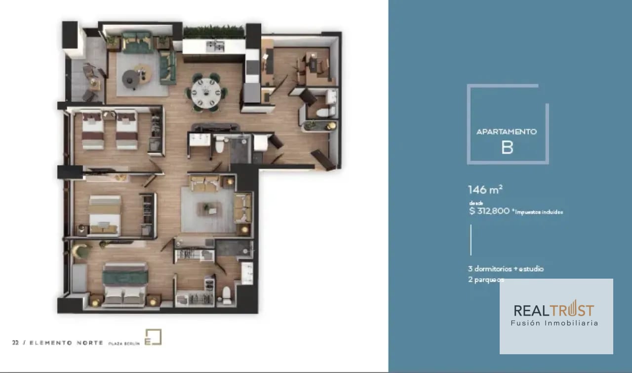 Venta de apartamentos Elemento Zona 13 — Apartamento en Venta en Elemento Plaza Berlín, Zona 13, Guatemala, Ciudad — foto 3 de 10