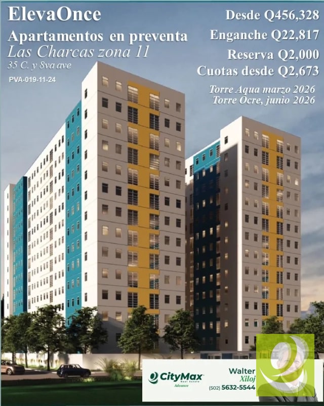 APARTAMENTO PARA ESTRENAR EN ZONA 11 – PROYECTO ELEVA ONCE - 10