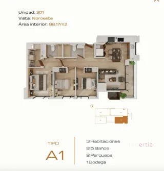 Ultima unidad en Venta en Hessen Zona 15 — Apartamento en Venta en Hessen Apartamentos, Zona 15, Guatemala, Ciudad — miniatura 7 de 14