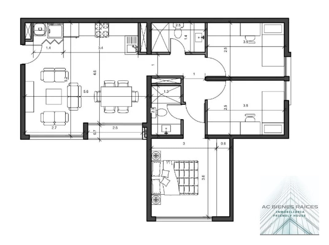 Venta apartamento Sakai salida de San Cristobal - 1