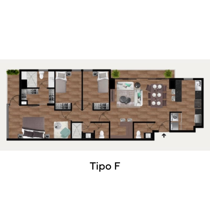 Apartamentos en venta de 3 habitaciones en zona 13 — Apartamento en Venta en Zona 13, Guatemala, Ciudad — foto 11 de 13