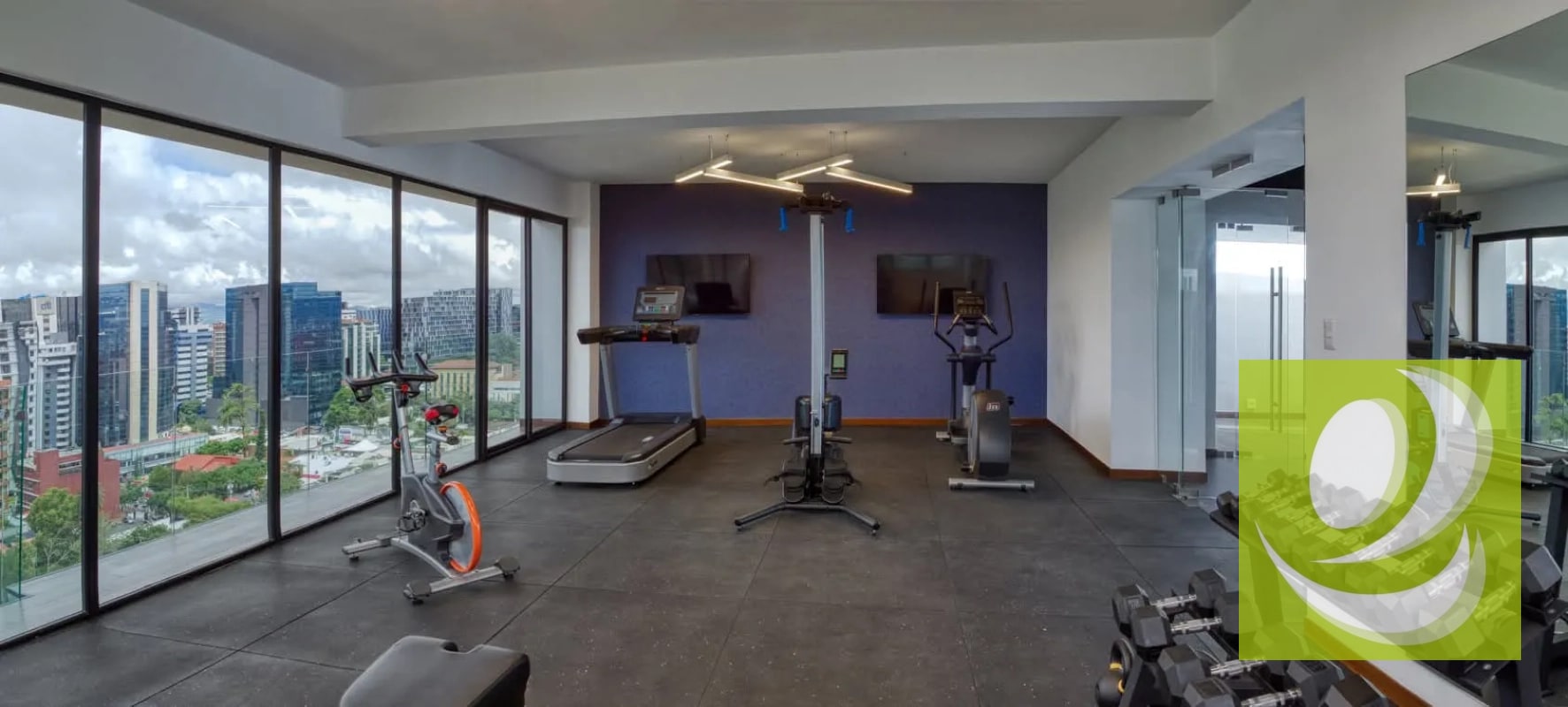 APARTAMENTO AMUEBLADO EN RENTA EN EDIFICIO DE ZONA 10 - 1