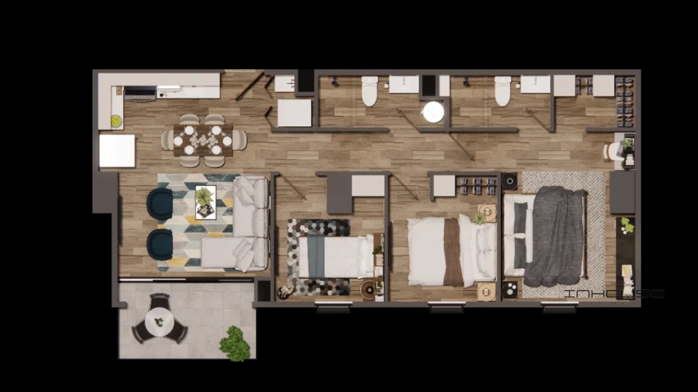 APARTAMENTO EN VENTA ZONA 4 EN PLANOS - 2