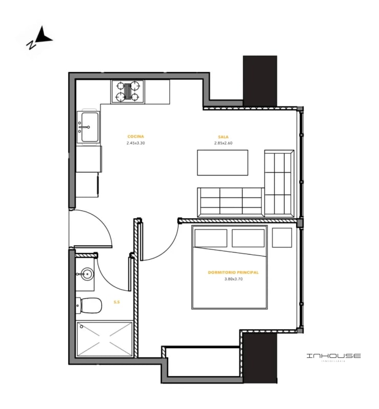 APARTAMENTO EN VENTA ZONA 11 EN PLANOS - 6