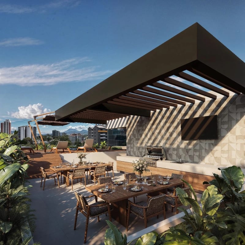 Apartamento en venta de 1 habitación con balcón en zona 15 Vista Hermosa 1 — Apartamento en Venta en Vista Hermosa I, Zona 15, Guatemala, Ciudad — foto 4 de 14