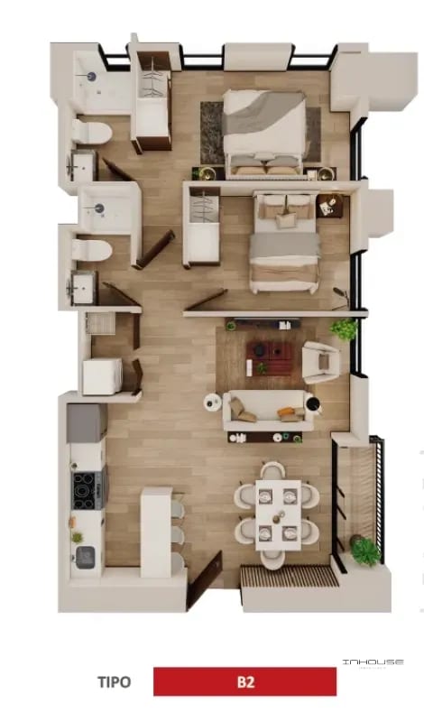 APARTAMENTO EN VENTA ZONA 11 - EDIFICIOS ALTAIRE- — Apartamento en Venta en Zona 11, Guatemala, Ciudad — foto 15 de 16
