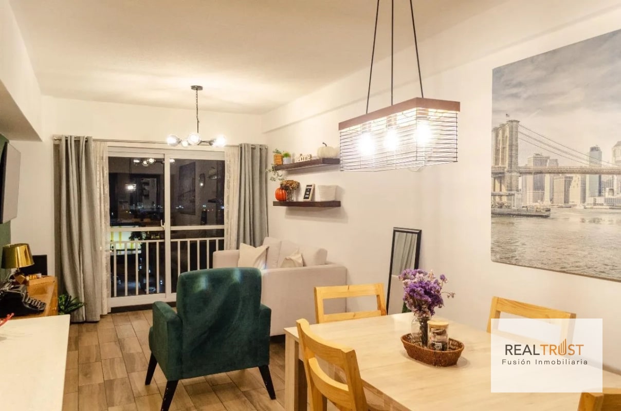 APARTAMENTO EN VENTA AMUEBLADO Y EQUIPADO ZONA 13, TORRE PAMPLONA - 14