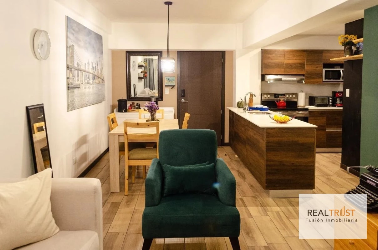 APARTAMENTO EN VENTA AMUEBLADO Y EQUIPADO ZONA 13, TORRE PAMPLONA - 13