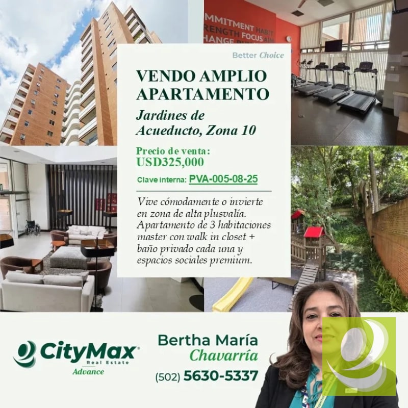 Apartamento en venta en El Acueducto zona 10 - 5