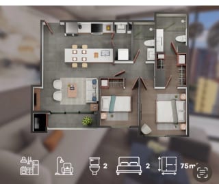 VENTA APARTAMENTO ZONA 14 AMUEBLADO — Apartamento en Venta en Zona 14, Guatemala, Ciudad — miniatura 17 de 17