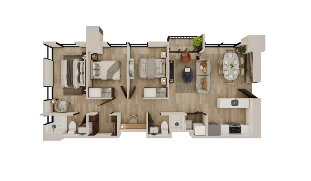 Apartamento con linda vista en Zona 11 — Apartamento en Venta en Zona 11, Guatemala, Ciudad — foto 2 de 5