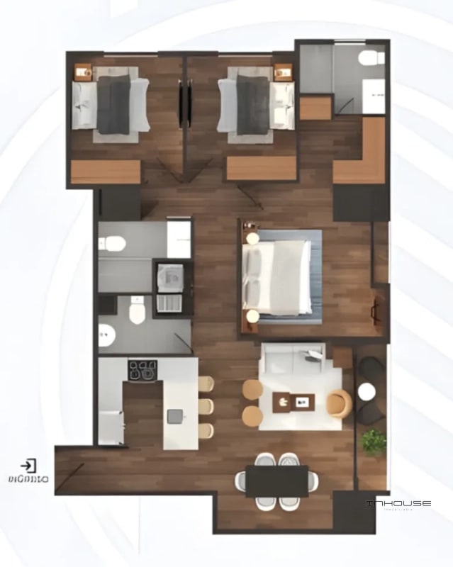 APARTAMENTO EN VENTA ZONA 10, CASALINI Sexta Avenida - 6