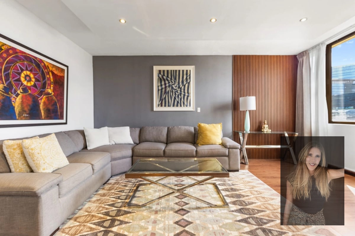 Apartamento amueblado en renta en zona 10 - 13