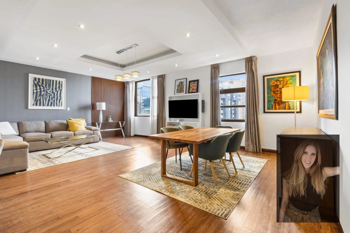 Apartamento amueblado en renta en zona 10 - 1