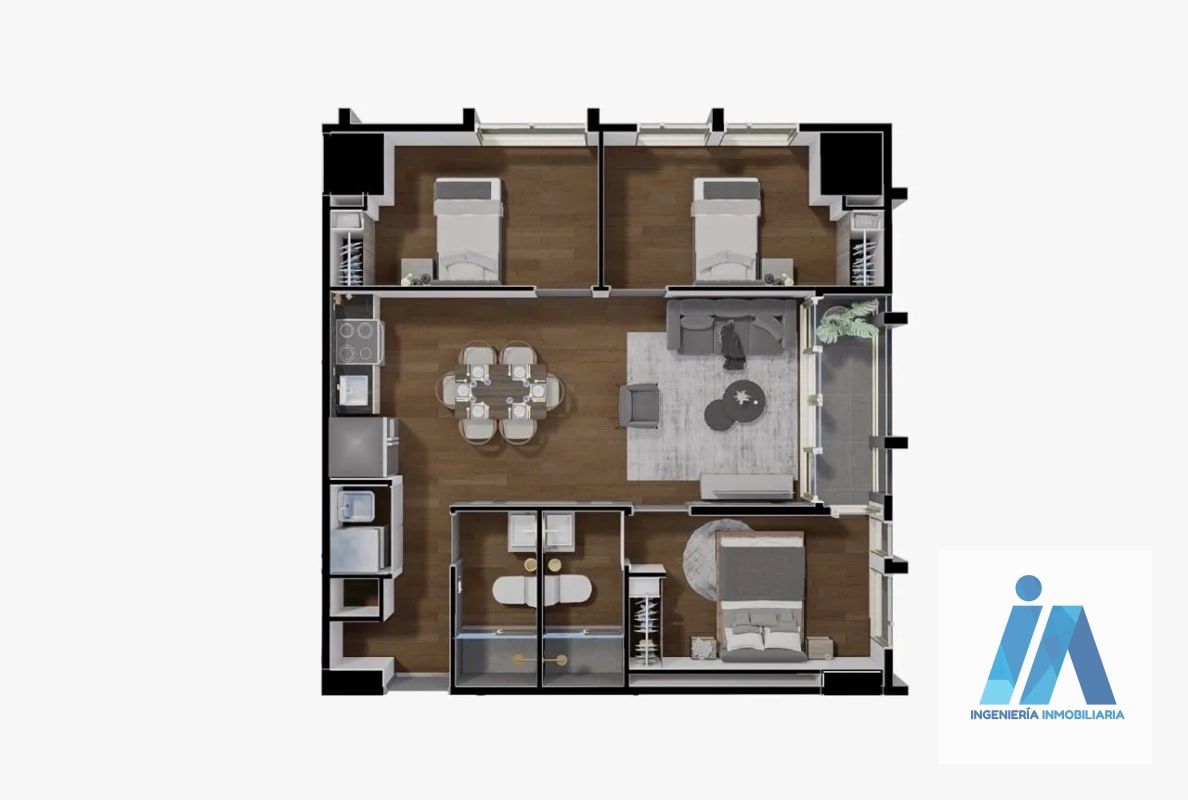 APARTAMENTO EN VENTA – Atarah, 📍Zona 10 Entrega Febrero 2026 | Modelo Jaspe - 1