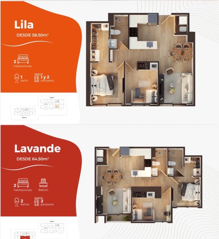 Apartamentos en venta en Edificio nuevo Vie Américas! En planos, para entrega 2027! — Apartamento en Venta en Zona 14, Guatemala, Ciudad — foto 5 de 8