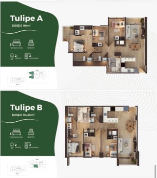 Apartamentos en venta en Edificio nuevo Vie Américas! En planos, para entrega 2027! — Apartamento en Venta en Zona 14, Guatemala, Ciudad — miniatura 2 de 8
