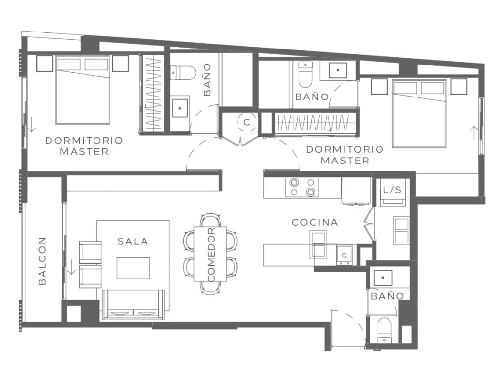 Apartamento de 2 dormitorios en venta en zona 13 — Apartamento en Venta en Zona 13, Guatemala, Ciudad — foto 7 de 17