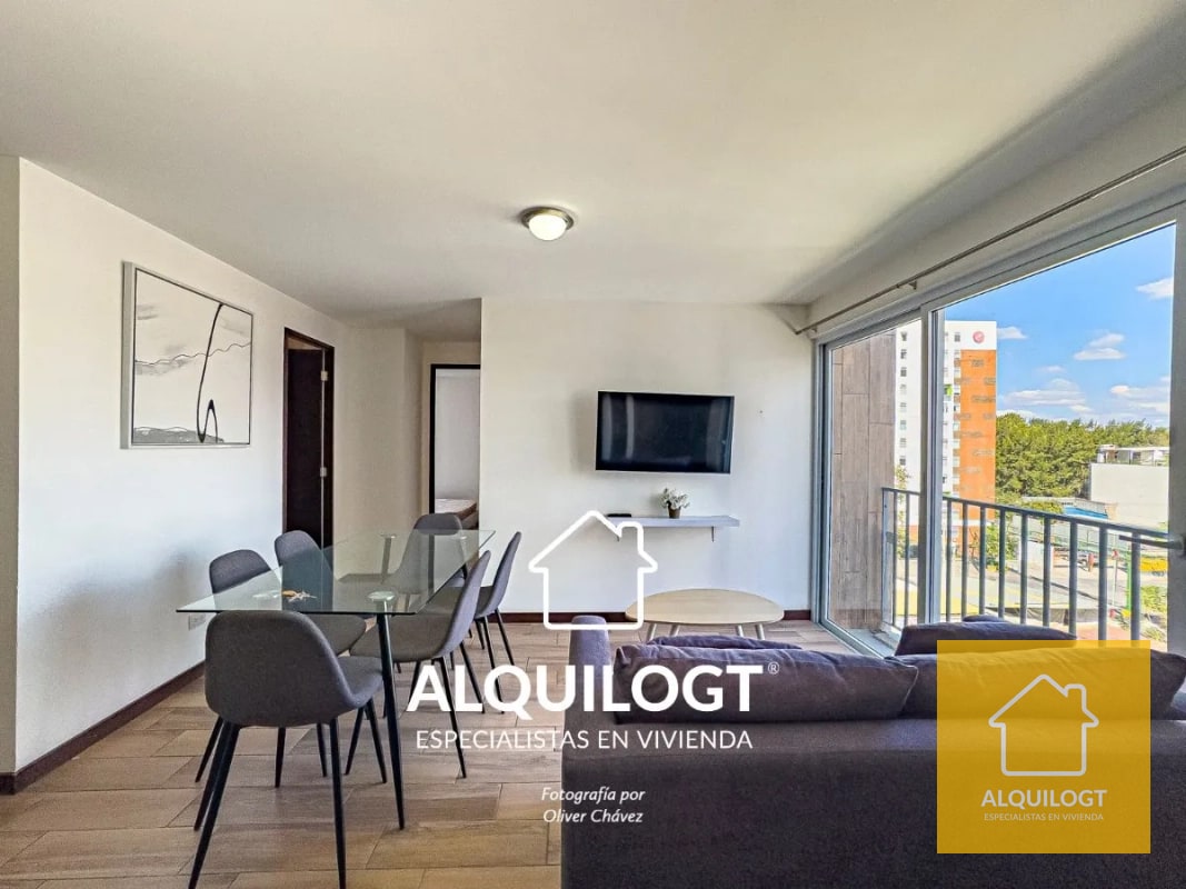 APARTAMENTO AMUEBLADO POR LA USAC / PETAPA ZONA 12 DE 2 HAB AGT2883 - 3
