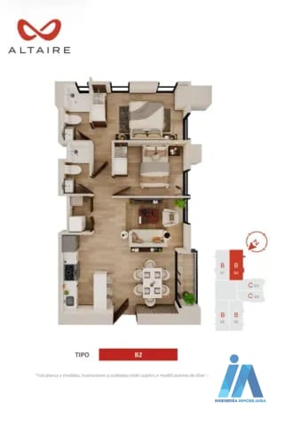 APARTAMENTO EN VENTA📍Edificio Altaire, z. 11 Una inversión inteligente con vistas espectaculares y diseño de vanguardia. — Apartamento en Venta en Zona 11, Guatemala, Ciudad — miniatura 7 de 10
