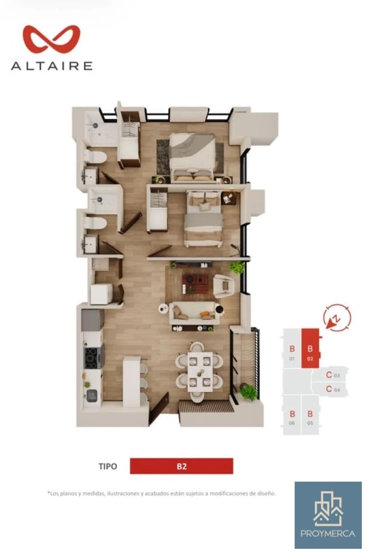 Apartamento en venta, Edificio Altaire, Zona 11 - 4
