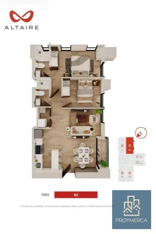 Apartamento en venta, Edificio Altaire, Zona 11 — Apartamento en Venta en Zona 11, Guatemala, Ciudad — miniatura 5 de 7