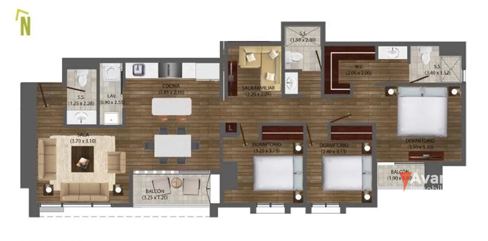 VENTA APARTAMENTO ZONA 15, VISTA HERMOSA I - 13
